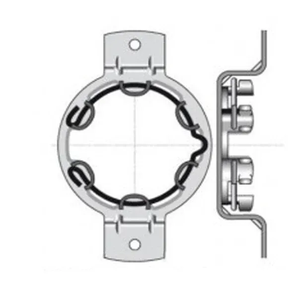 Supporto Somfy Ø 50 Omega interasse 90 mm