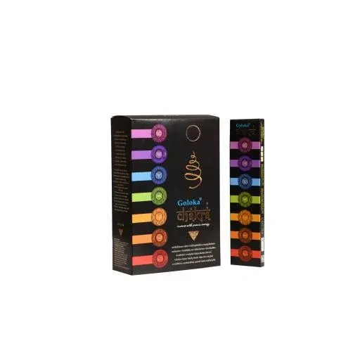 Certificato CE Goloka - 15g Chakra Incense Sticks Overstock Special