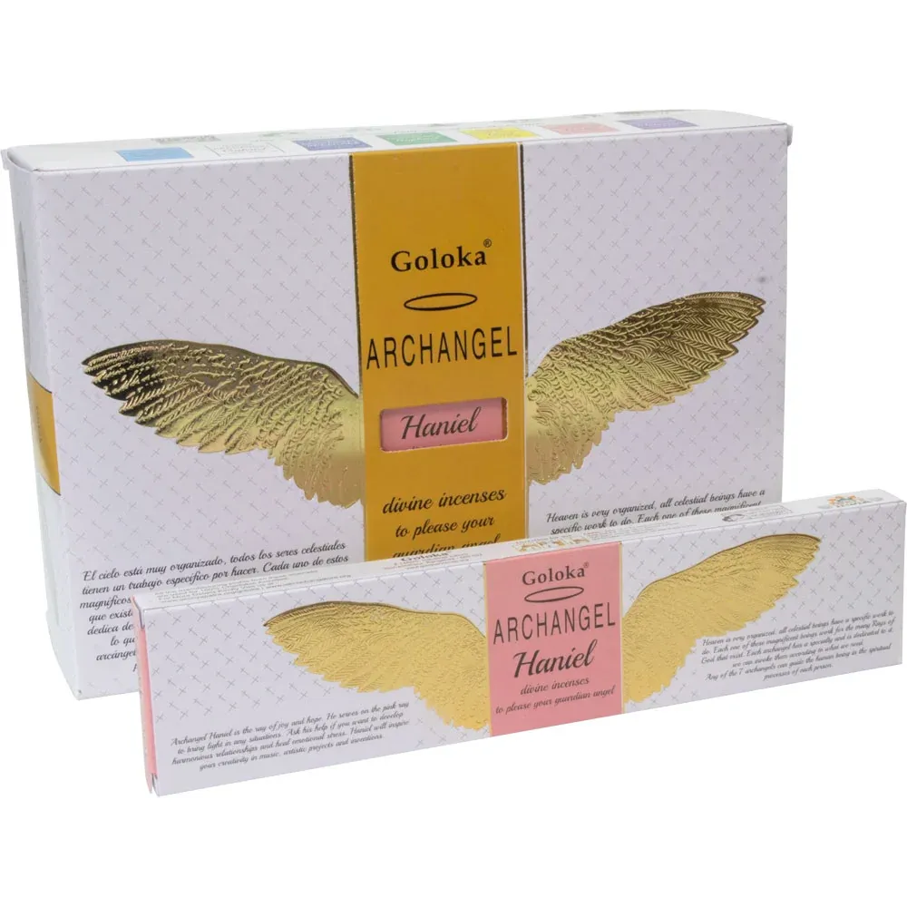 Goloka Archangel - Haniel (Anael) Friday Incense Sticks 15g - Con Garanzia