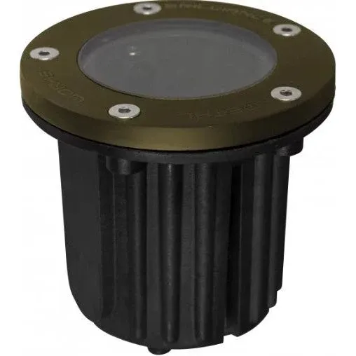Benda Coesiva Autofissante Black Diamond MR16 Grate Top Well Light, Bronzo opaco w/MR16 4 2700 30 Lamp