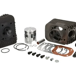 Kit gruppo termico cilindro d.47 75cc ghisa Piaggio Ciao SI Bravo 4 prigionieri spinotto 12