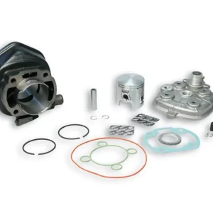 318284 gruppo termico malossi sport 70cc d.47 minarelli orizzontale h2o sp.10 ghisa