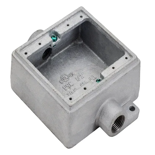 Certificato CE 3/4" Bifacciale Gang FDC Box Dual Hub HDG FDC22MHDG (Pack 3)