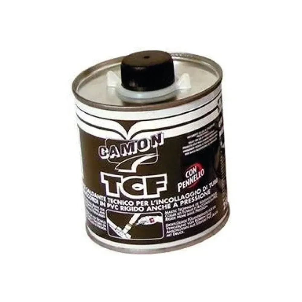 Adesivo Saldante Rapido Per Pvc "Tcf" Trasparente Barattolo Gr.250 + Pennello