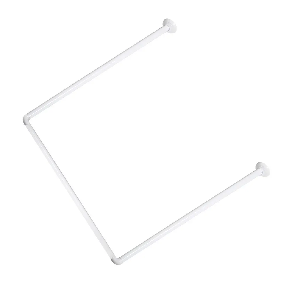 Asta Doccia Ideal Bianco 3 Lati 80X80X80 Cm