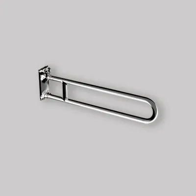 Barra Di Sostegno Ribaltabile Acciaio Inox Satinato Cm 80