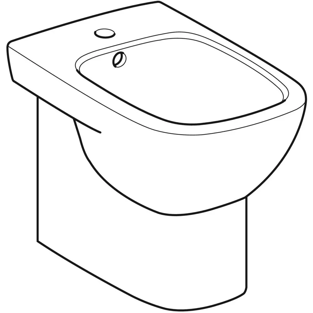 Bidet Filo Parete "Fantasia" Monoforo