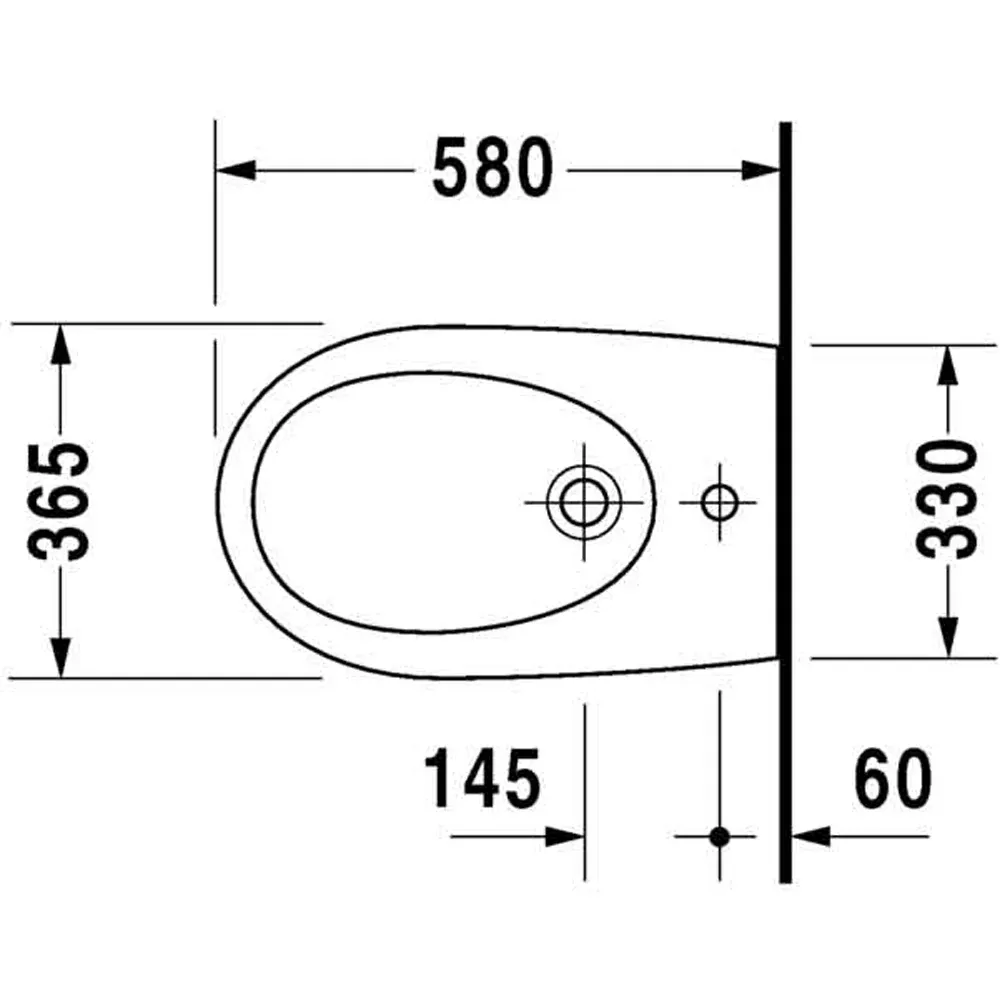 Bidet Sospeso "Architec" Monoforo