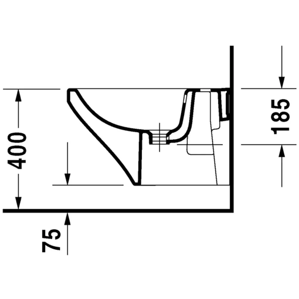Bidet Sospeso "Durastyle" Monoforo