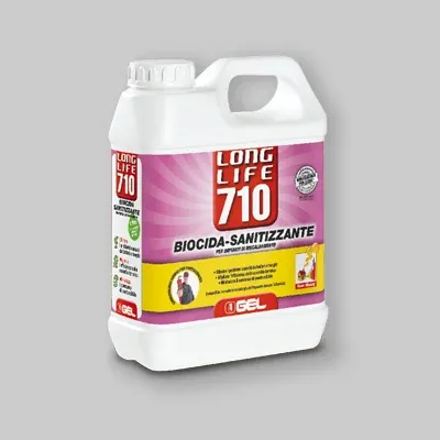 Biocida-Sanitizzante Per Impianti Termici "Long Life 710" Tanica 1 Lt.