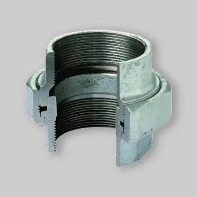 Bocchettone Conico Ff Ghisa Zincata 4"