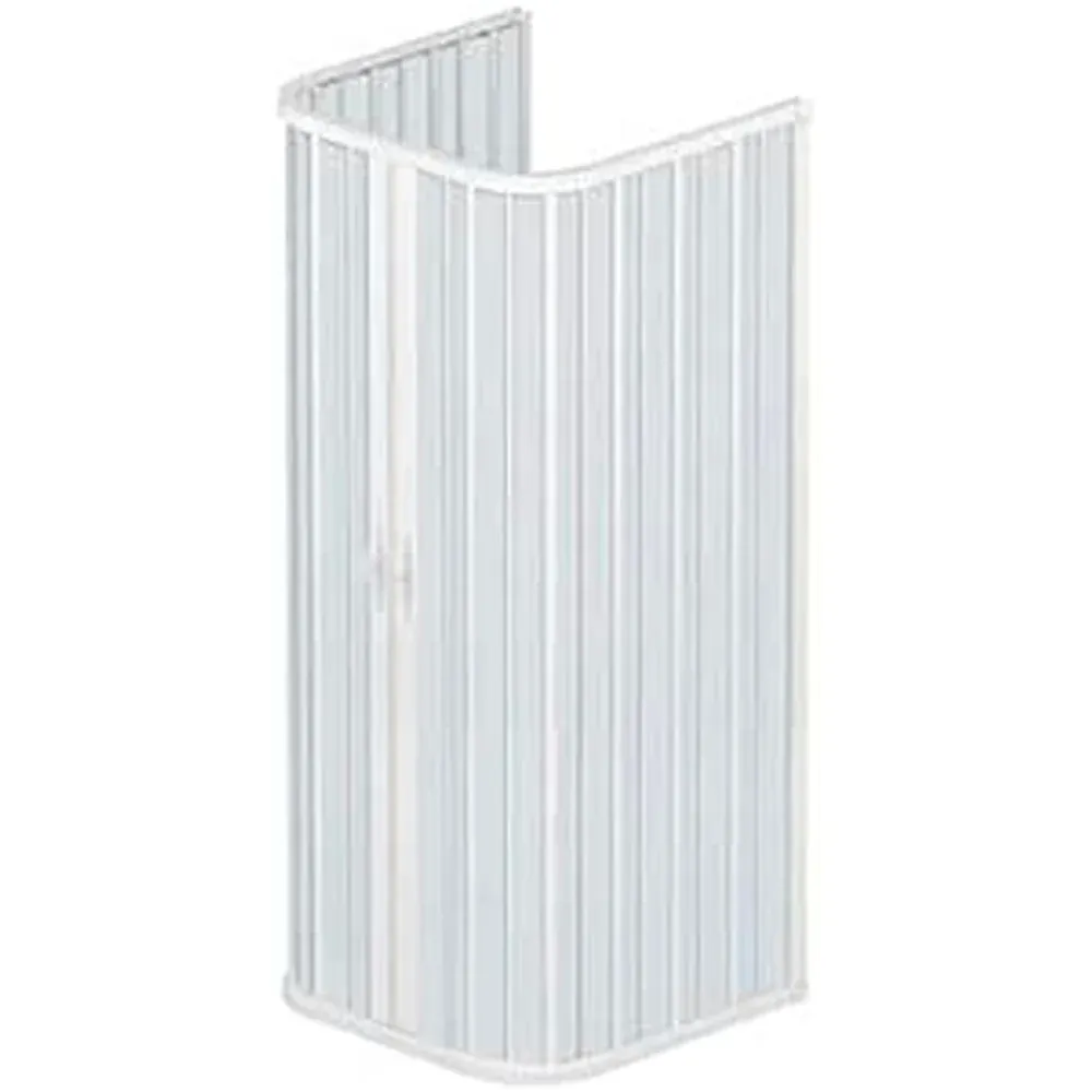 Box Doccia 3 Lati Pvc 90-100 X 90-100 X 90-100