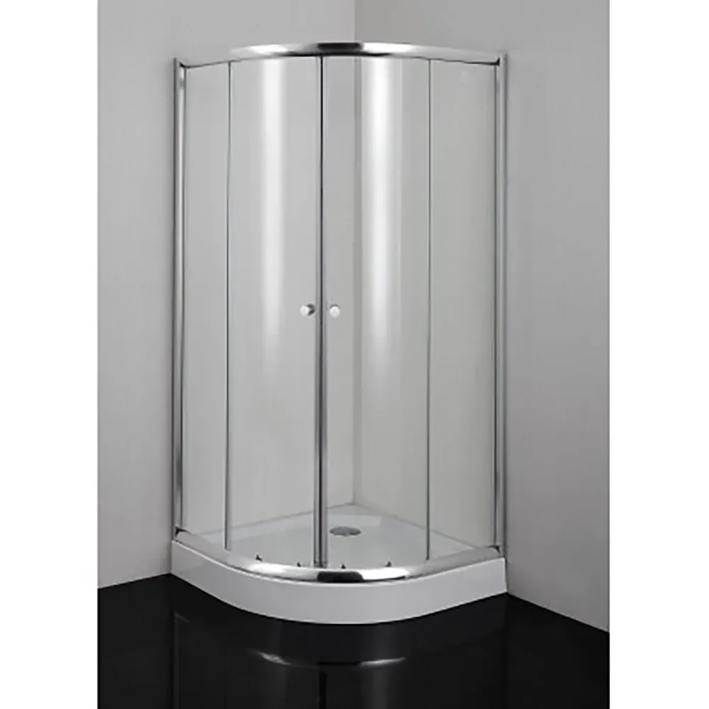 Box Doccia Semicircolare Fast Trasparente Cromo 78,5-80 Apertura 43