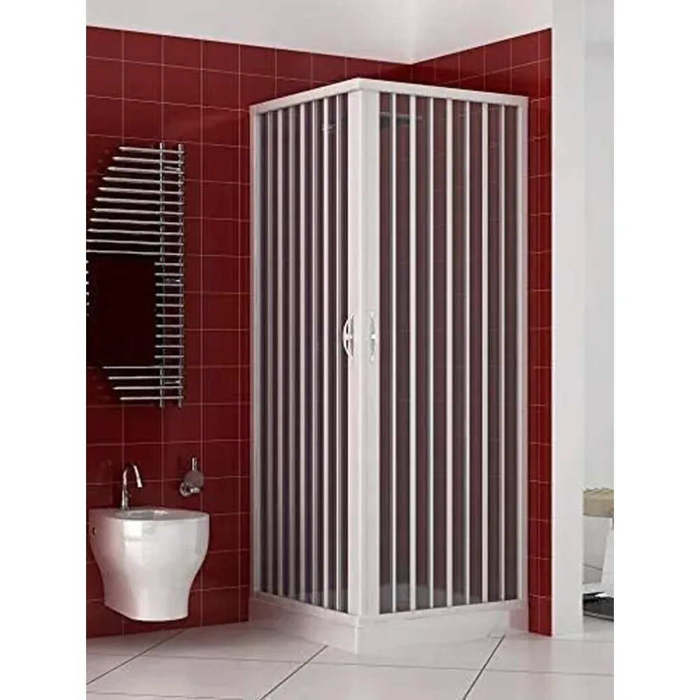 Box Doccia Soffietto Angolare Pvc 70-80 X 70-80