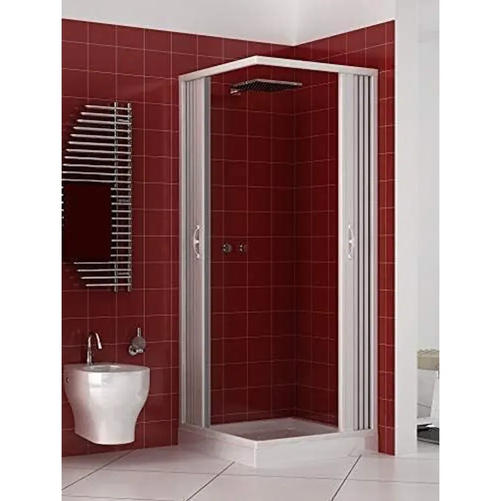 Box Doccia Soffietto Angolare Pvc 70-80 X 80-90