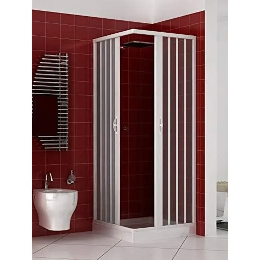 Box Doccia Soffietto Angolare Pvc 70-80 X 80-90