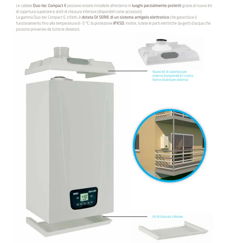 Caldaia Condensazione "Duo-Tec Compact E" 24 Kw