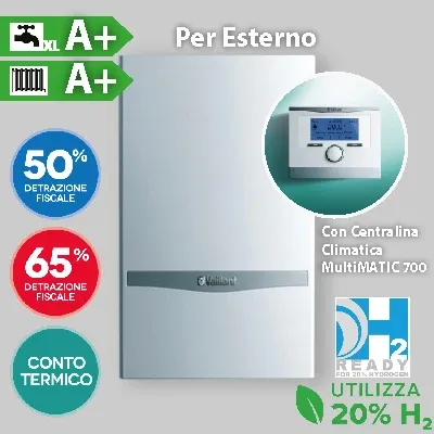 Caldaia Condensazione Per Esterno "Ecobalkon Plus Vmw" Con Centralina "Multimatic 700" 26 Kw - Mtn