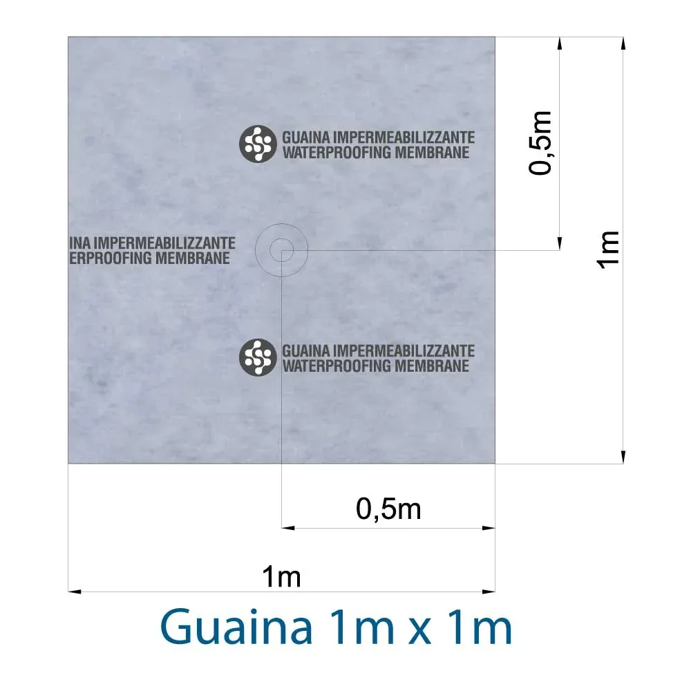 Canaletta Per Doccia Con Griglia Cm 65 - Guaina 1 M²
