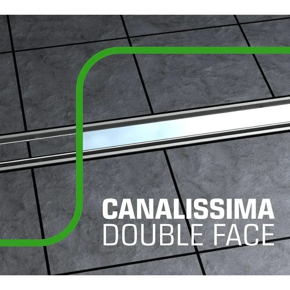 Canalina Doccia "Canalissima" Cm 90 Griglia Alluminio