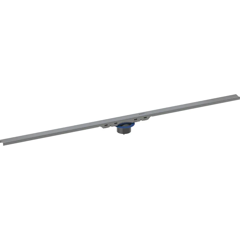 Canalina Doccia "Cleanline 50" Nero Cromato/ Spazzolato
