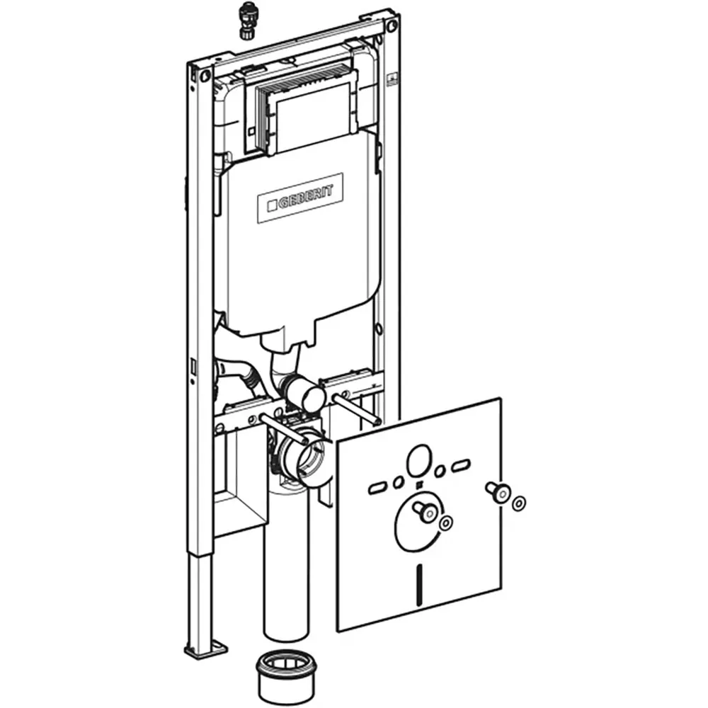 Cassetta Incasso "Duofix Sigma 8" Cm 114 Wc Sospesi