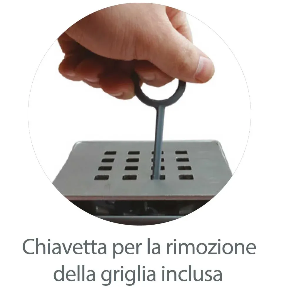 Chiusino 10 X 10 Per Doccia Con Guaina 1X1