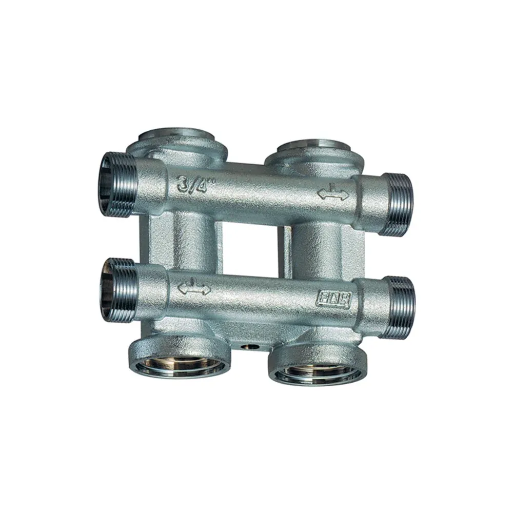 Collettore Complanare Componibile Cromato Far 1" 2+2