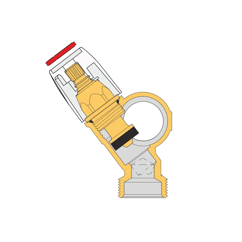Collettore Lineare Maschio/Femmina Con Rubinetti D'Arresto Tiemme 3 Vie 1/2"M (16)