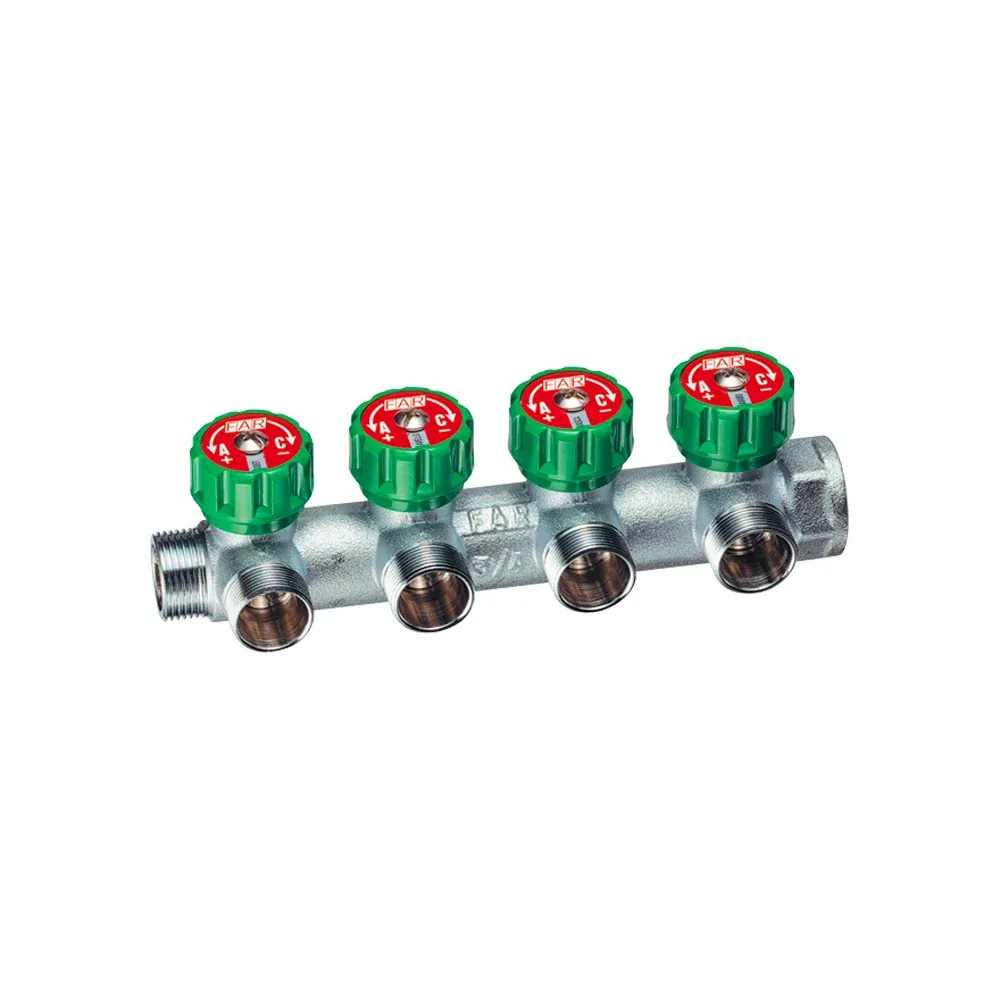 Collettore Multi Far Interasse 45 Mm 3/4" - 4 Vie