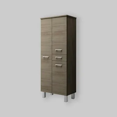 Colonna Doppia Eucalipto Scuro 3 Ante + 1 Cassetto