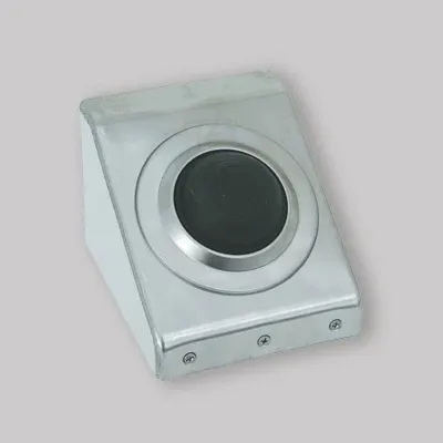 Comando Pedale Per Montaggio Esterno Pavimento O Parete Con Placca Inox Per 'Sara Pneu'