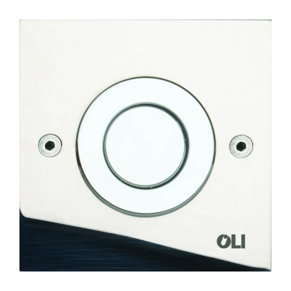 Comando Pneumatico Parete Incasso Mono Trend Inox