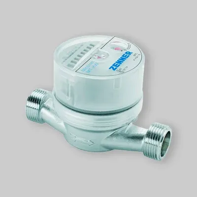 Contatore Secco Getto Unico Completo Di Codoli 3/4"
