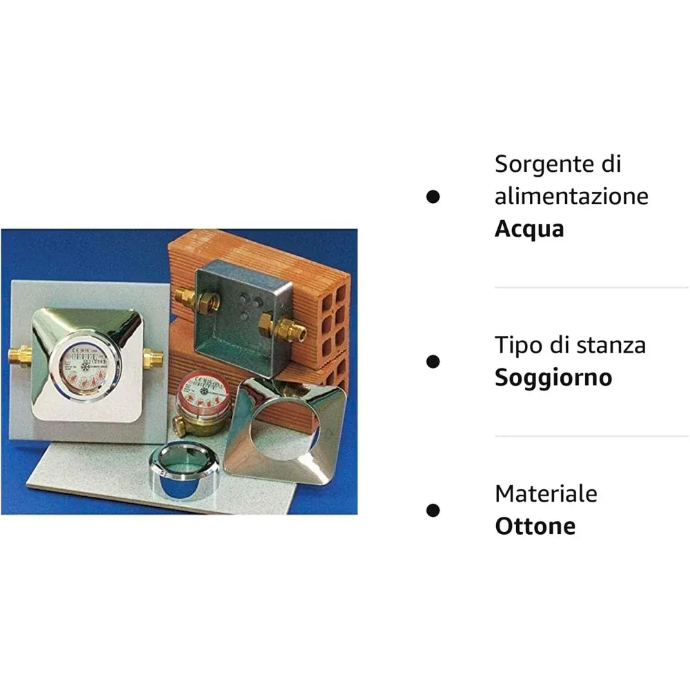 Contatore Secco Oblo' Plus 1/2" Incasso 1/2"