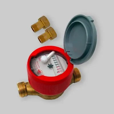 Contatore Secco 8 Rulli Per Acqua Calda Usc-8/15 1/2"