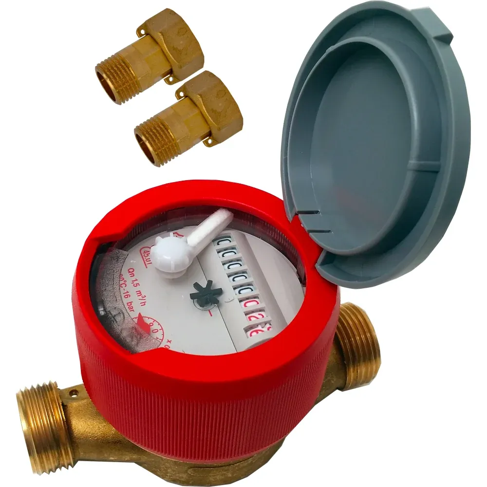 Contatore Secco 8 Rulli Per Acqua Calda Usc-8/15 1/2"