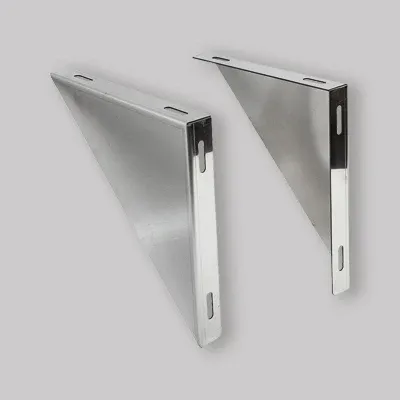 Coppia Di Angolari Per Supporto Murale 500X400X40 - Per 250X300