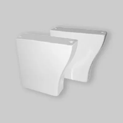 Coppia Di Piedini Per Lavatoio "Iside" H. 32,5 Cm