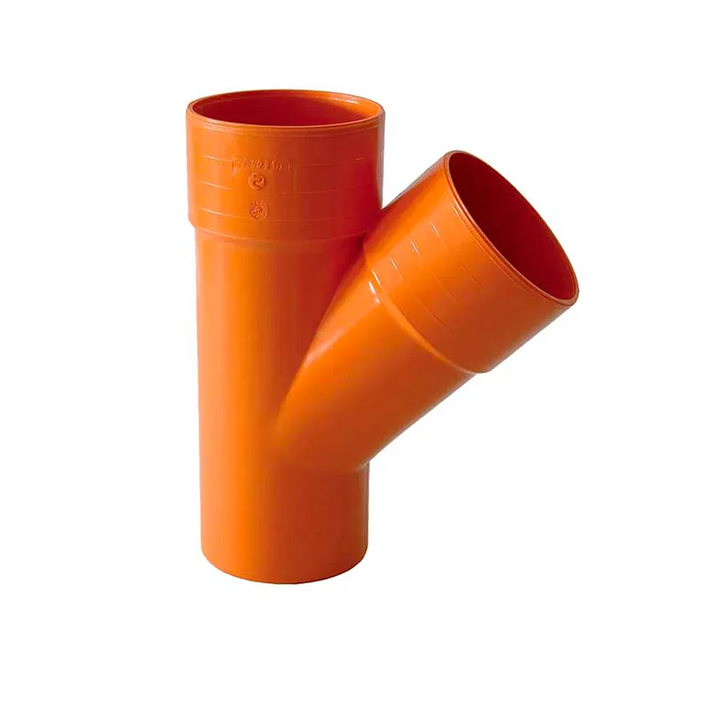 Derivazione 45° Pvc Arancio Ø 200