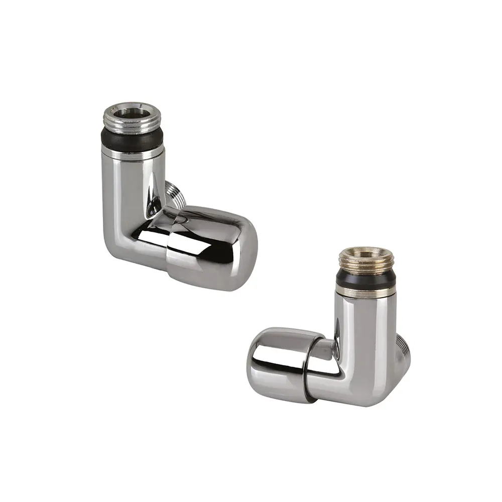 Detentore Ad Angolo Dx Attacco Rame, Multistrato E Pe-X "Dafne" Cromo 1/2" - 24X1,5