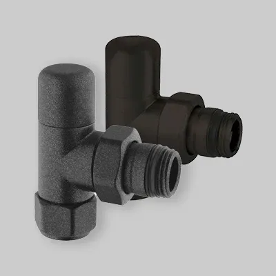 Detentore D'Arredo Squadra "High Style B" Nero Opaco 1/2" X 24-19