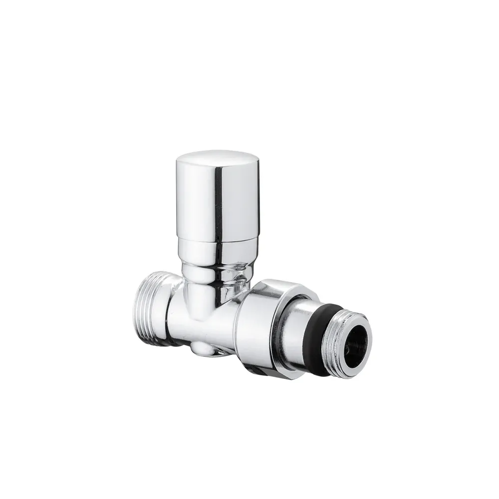 Detentore Micrometrico Diritto Attacco Rame, Multistrato E Pe-X "Aida" Cromo 3/8" - 24X1,5
