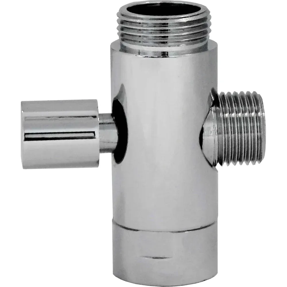 Deviatore Per Colonna Doccia Cromo "Dv 338" 3/4" M X 1/2" M X 3/4" F