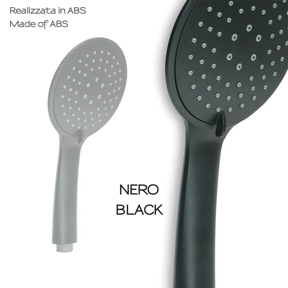 Doccetta "Tech 13" 3 Getti Nero 1/2"