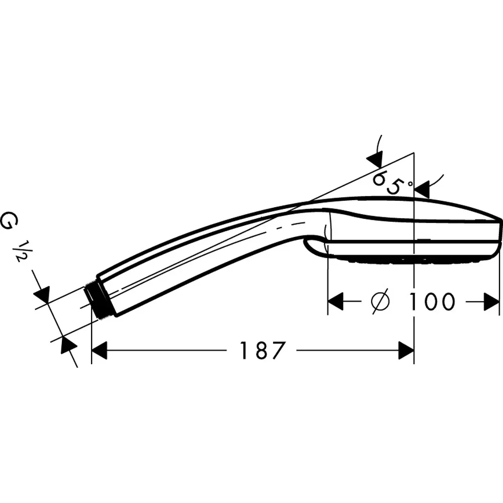 Doccetta Vario Croma 100 1/2" - 4 Getti