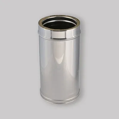 Elemento Dritto Inox 50 Cm Doppia Parete 250-300