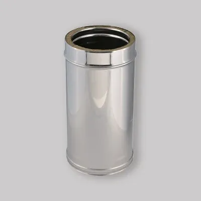 Elemento Dritto Inox 1 Metro Doppia Parete 250-300
