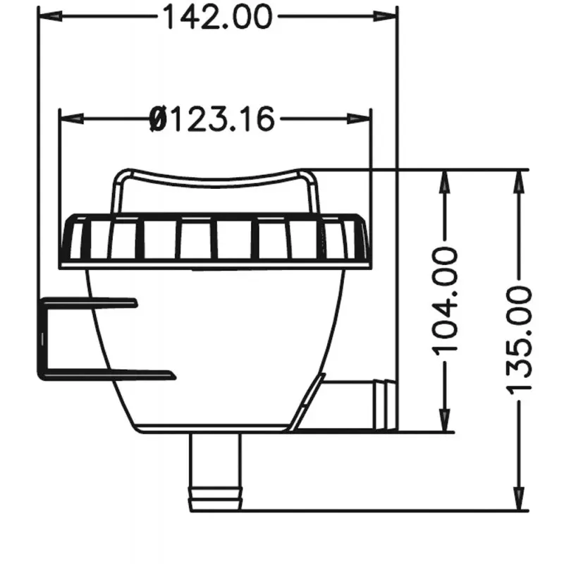 FILTRO ACQUA PLASTICA LT.150/H