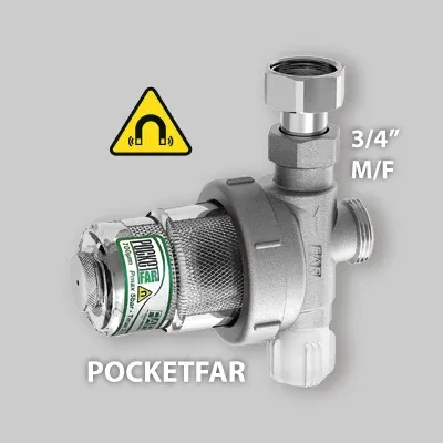 Filtro Defangatore Cromato "Pocketfar" 3/4"